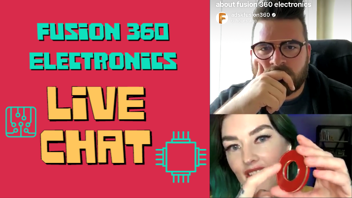 Autodesk Fusion360 Electronics Live Chat