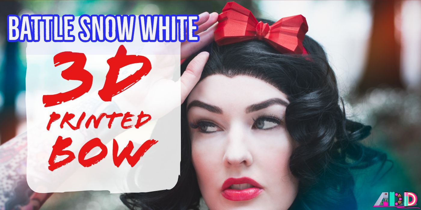 3D Printed Snow White Bow