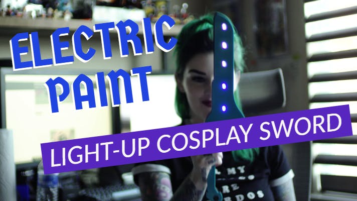 Electric Paint Light-Up Cosplay Sword
