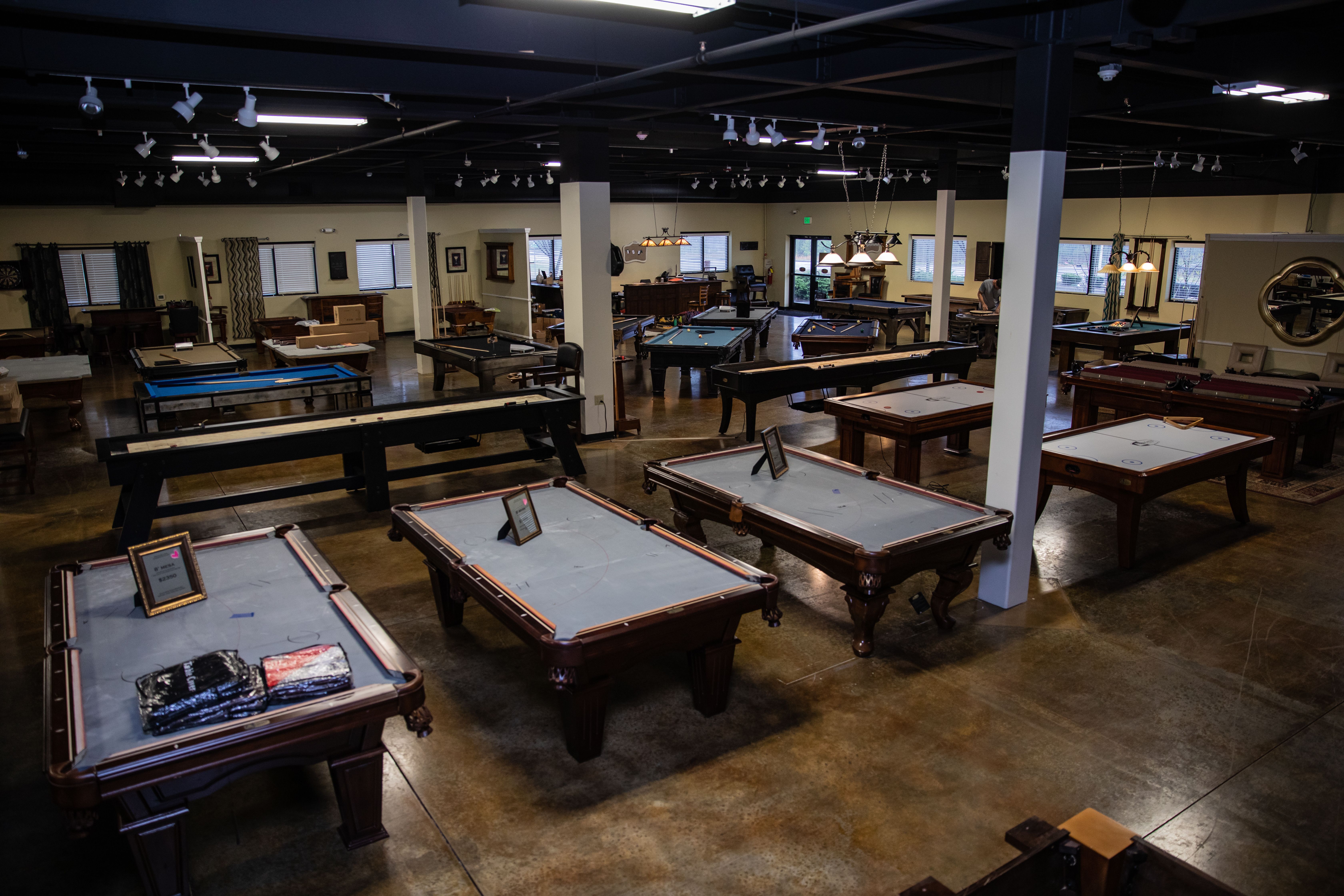 Brooks Billiards Showroom