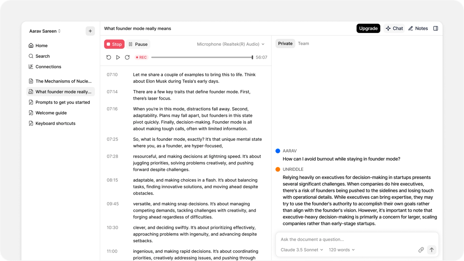 Introducing Record and Chat with Audio