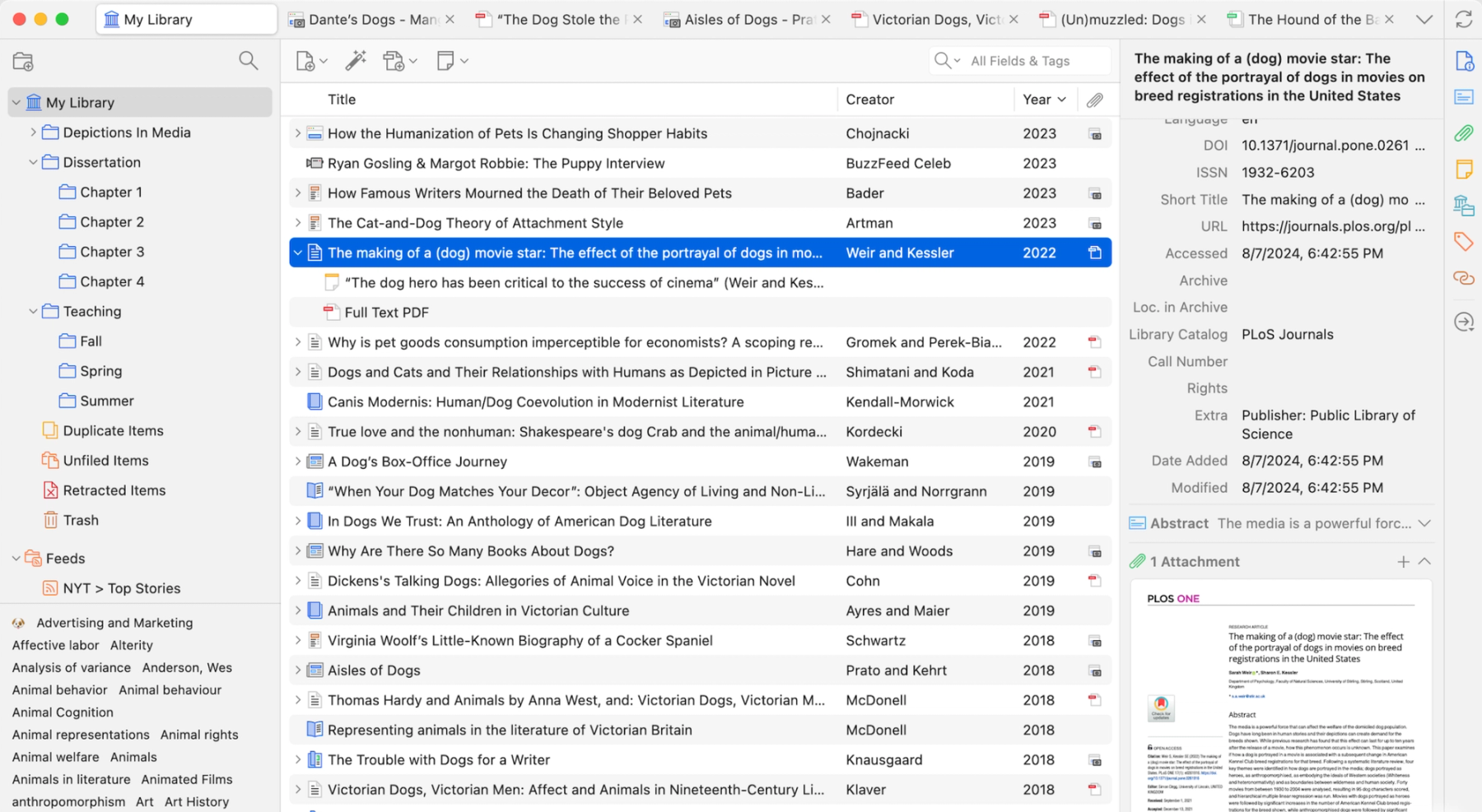 Zotero reference manager