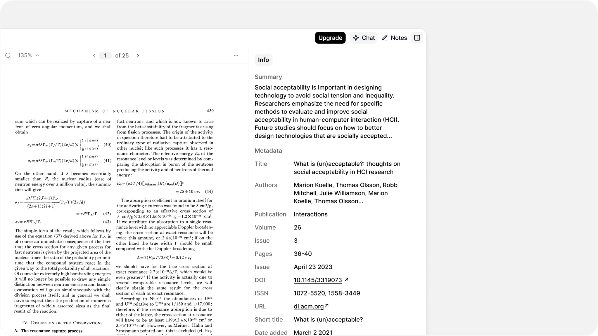 Metadata sidebar and UX changes