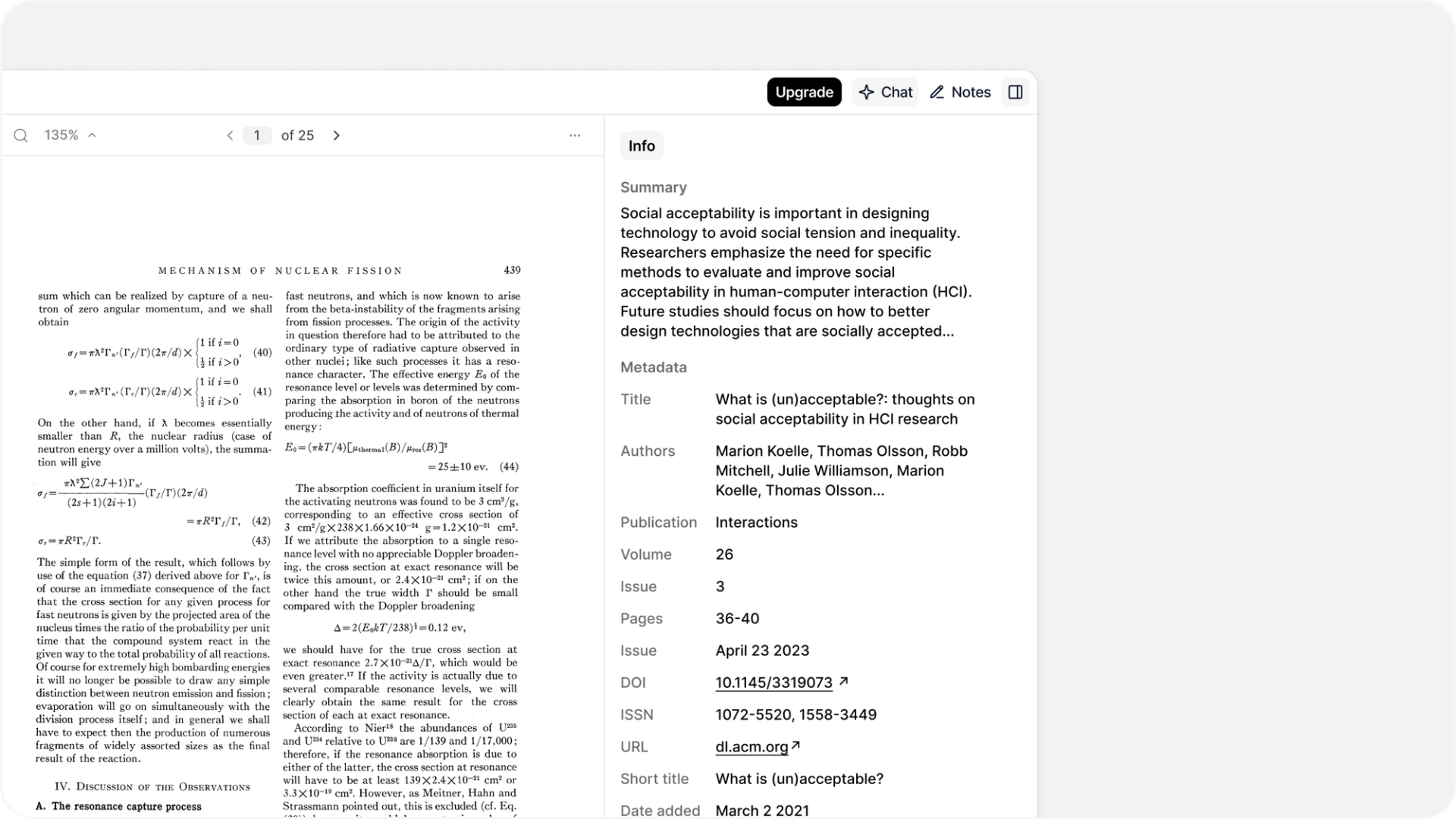 Metadata sidebar and UX changes