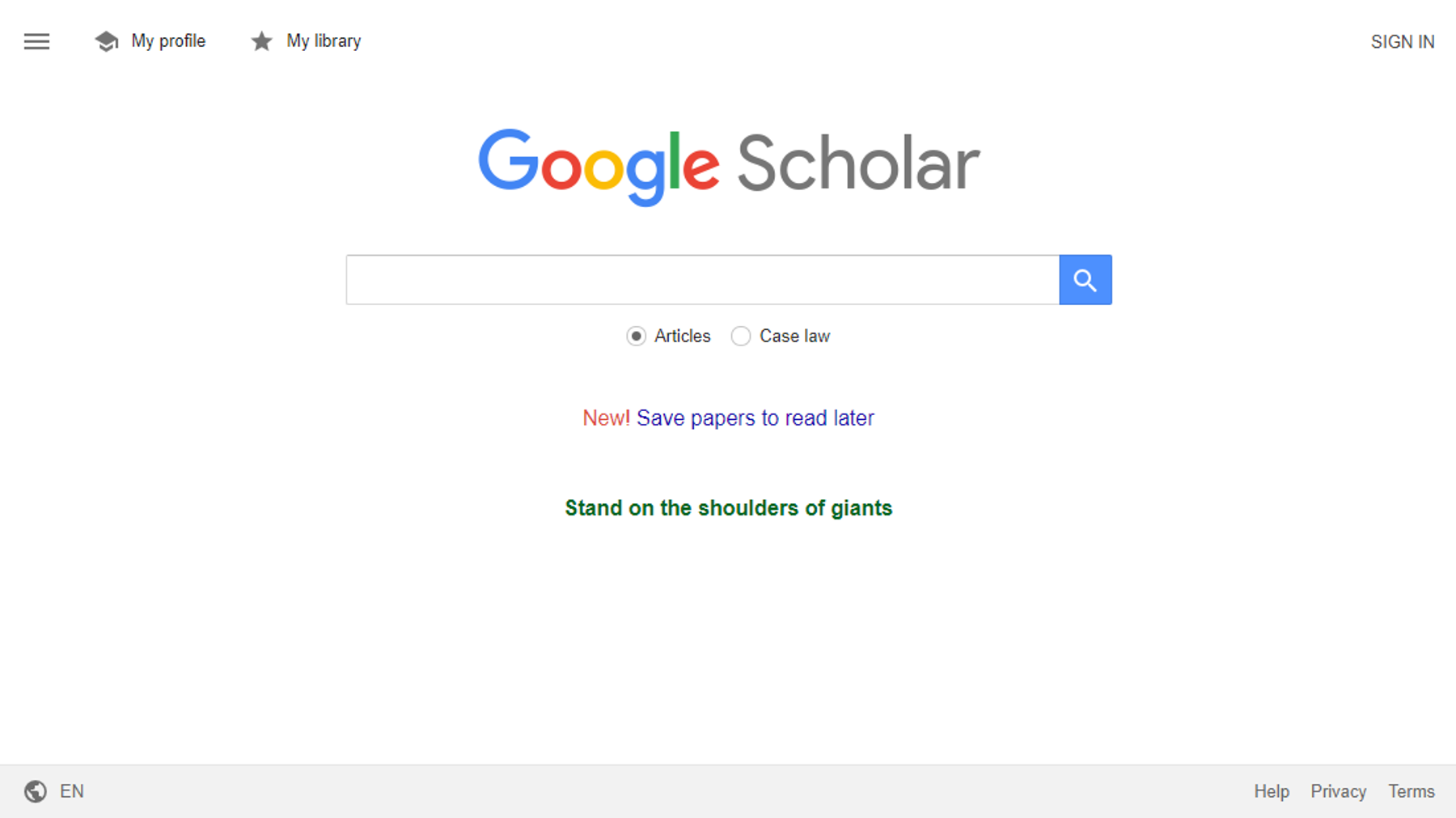 Google scholar for finding research gaps
