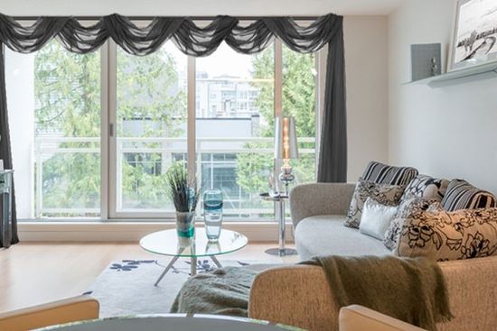 How to Hang Window Scarf Curtains