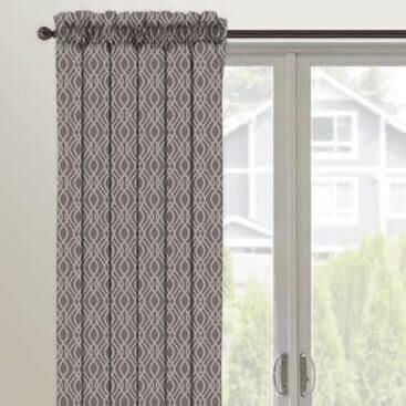 rod pocket case heading curtains