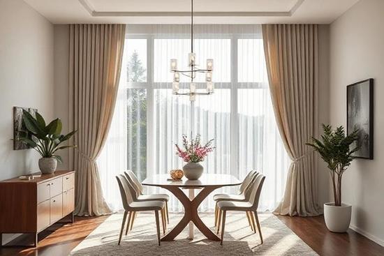 18 Inspiring Dining Room Curtain Ideas