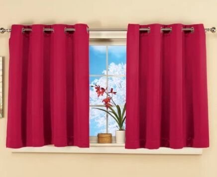 window sill curtains