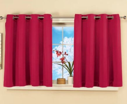 window sill curtains