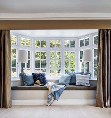 5 Curtain Ideas For Bay Windows, Curtains For Dining Room Bay Window