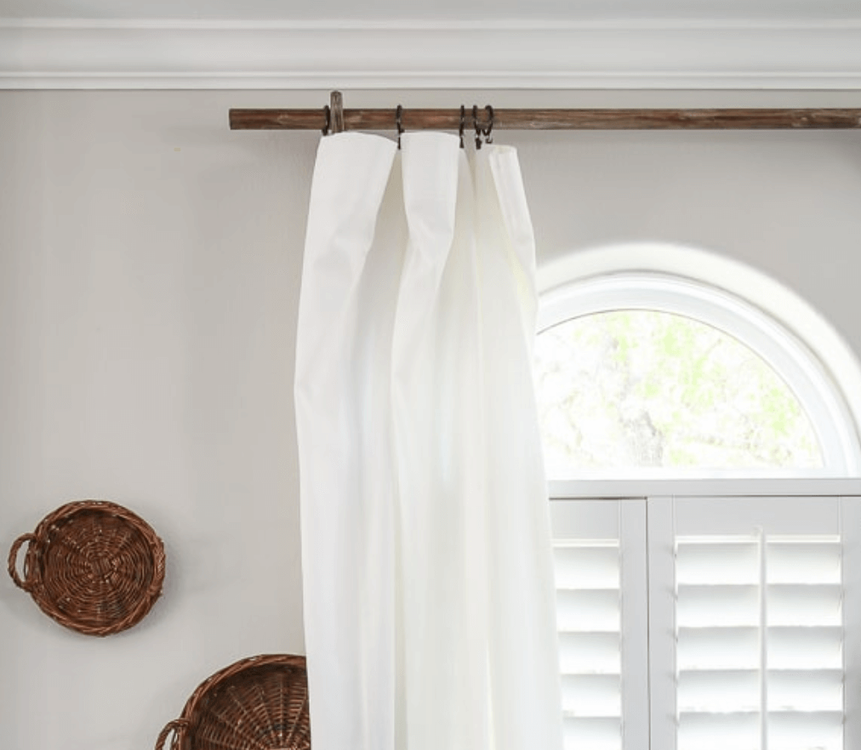 7 DIY Curtain Rods and Finials You'll Love