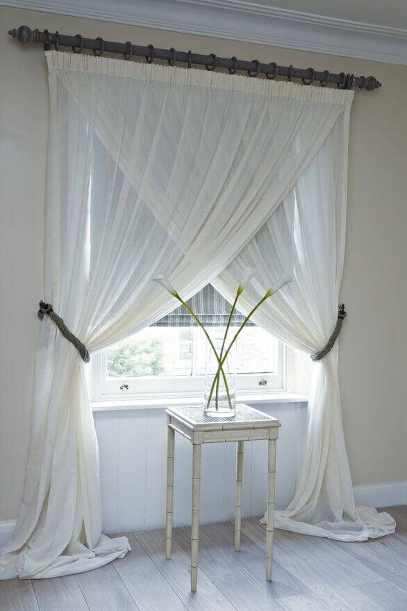 decorative ways to hang curtains