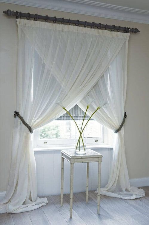 Unique Curtain Idea: Crossover Curtains