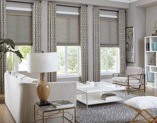 6 Curtain Ideas For Wide Windows, Long Curtains For Three Windows In A Row