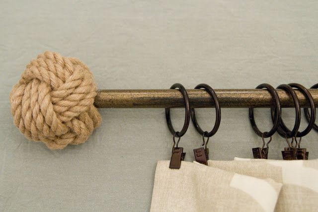 7 DIY Curtain Rods and Finials You’ll Love
