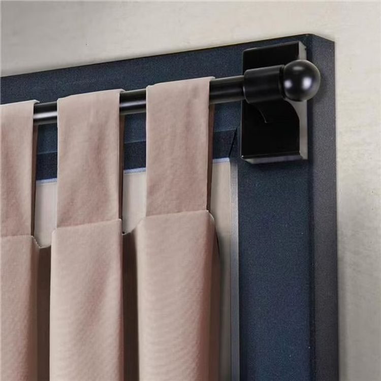 Curtains Hung Using Magnetic Rod