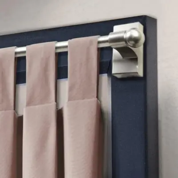 Hang Curtains Without Drilling, How To Put Up A Curtain Rail Without Drill