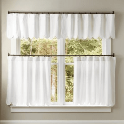 How To Style Cafe Curtains In Your Home, How High Should Cafe Curtains Be Hung