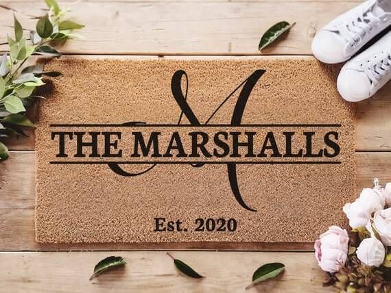 Custom Doormats - Modern Gift Idea