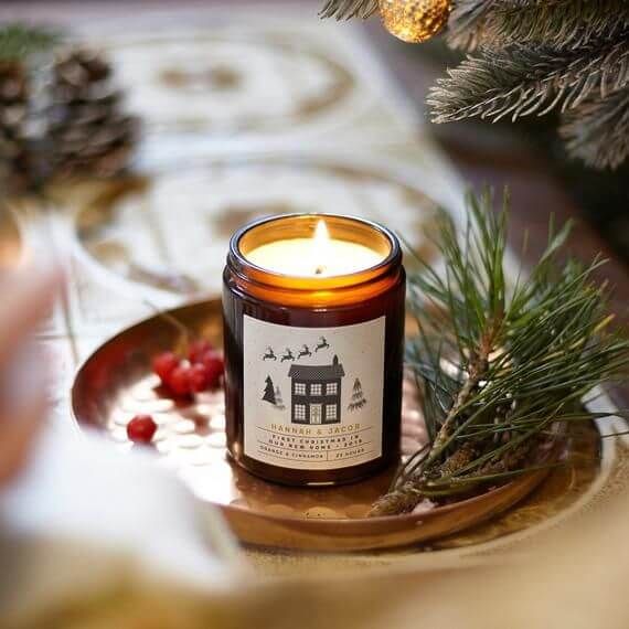 Christmas Decorating for Small Apartments - Light Holiday-Scented Candles