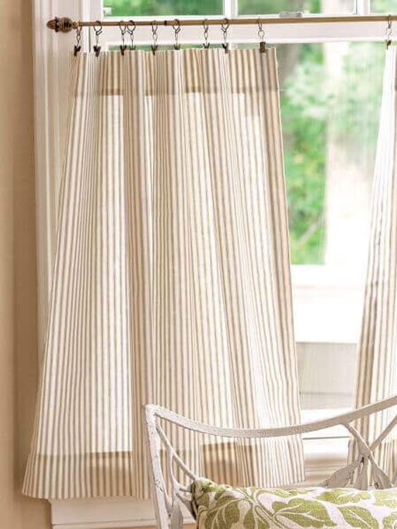 Four ways to hang curtains in a rental.