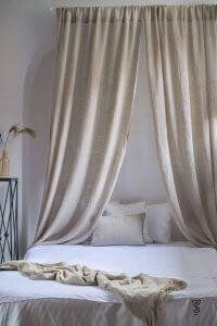 Unique Curtain Hanging Idea: Curtain Bed Canopy
