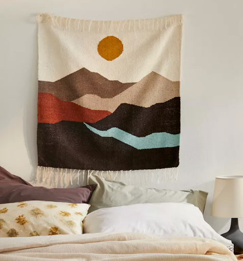 College Dorm Decorating Ideas - Hang a Tapestry