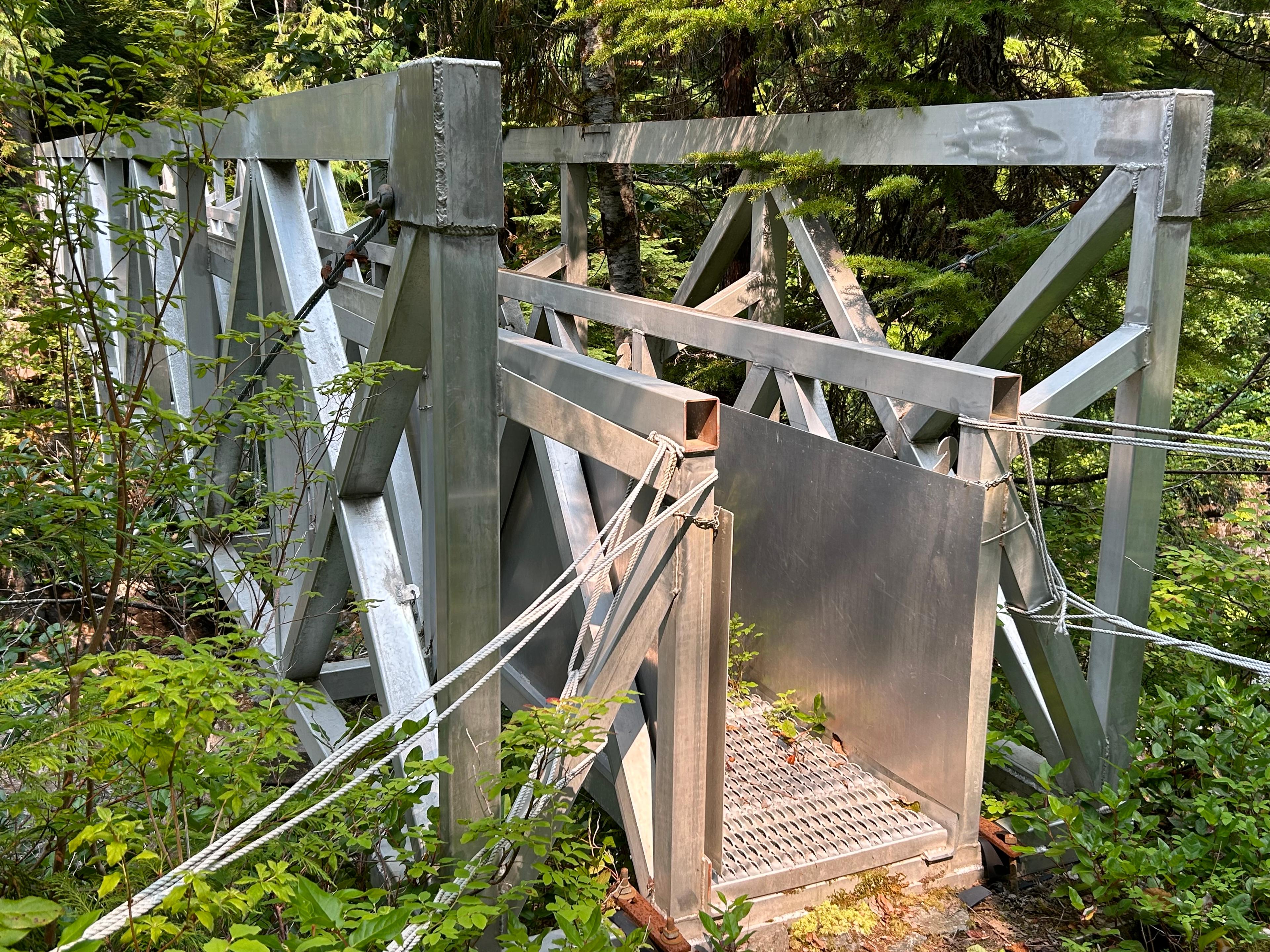 Bridge over Gain Creek - erected in 2003