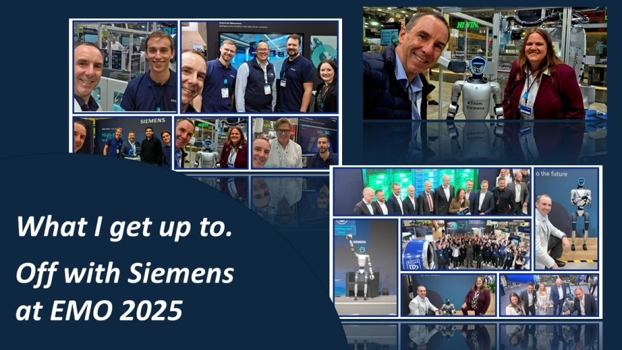 Campaign image for Kevin O’Donovan’s Siemens at EMO 2025 event coverage from Hannover.