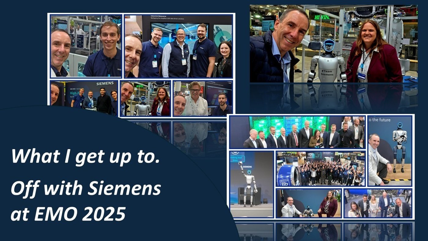 Image from Kevin O’Donovan’s Siemens at EMO 2025 coverage, linking to the original LinkedIn article.