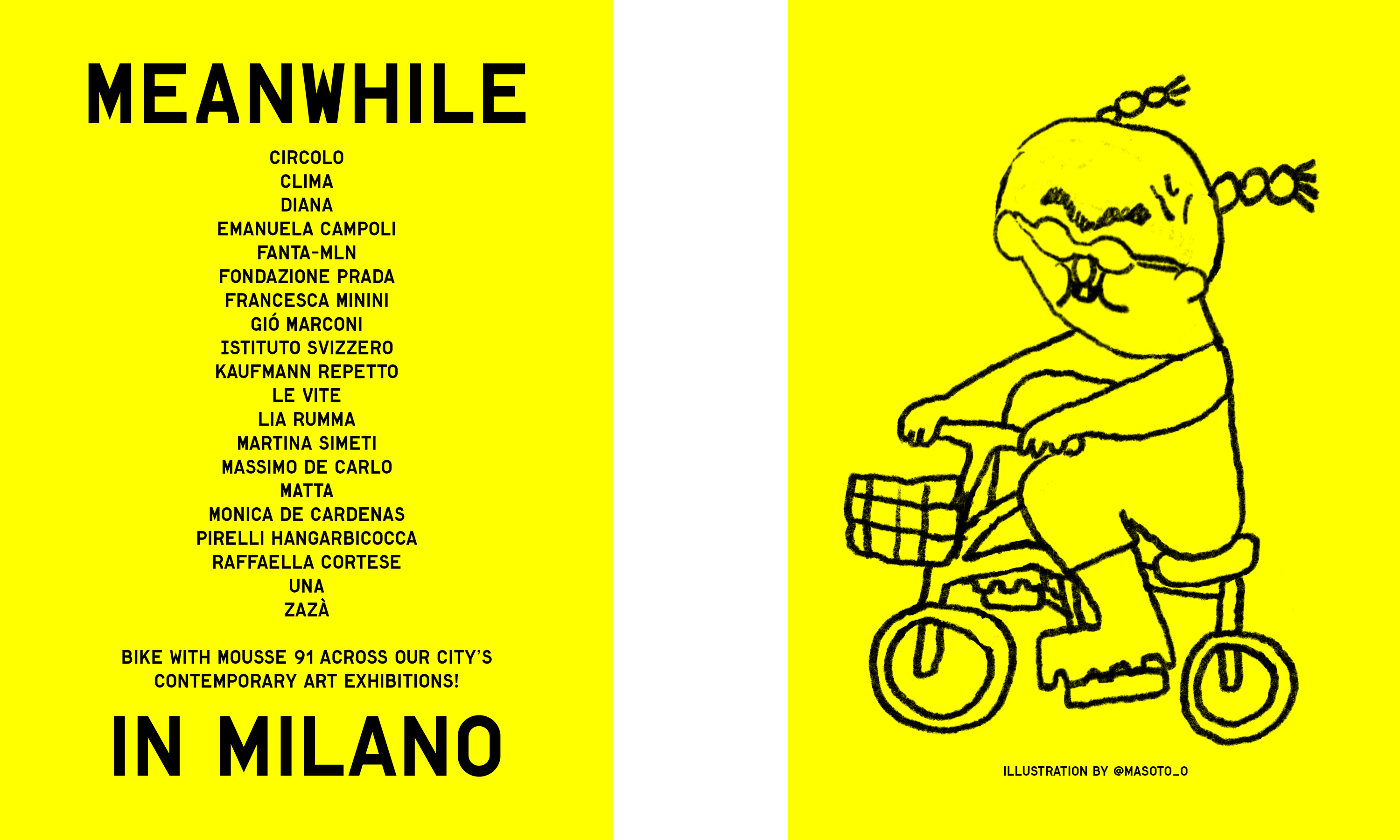 Graphic Design and Art Direction for digital campaign Meanwhile in Milano – 2025 done at Mousse Magazine & Publishing – Ph. Hanna Coppo
