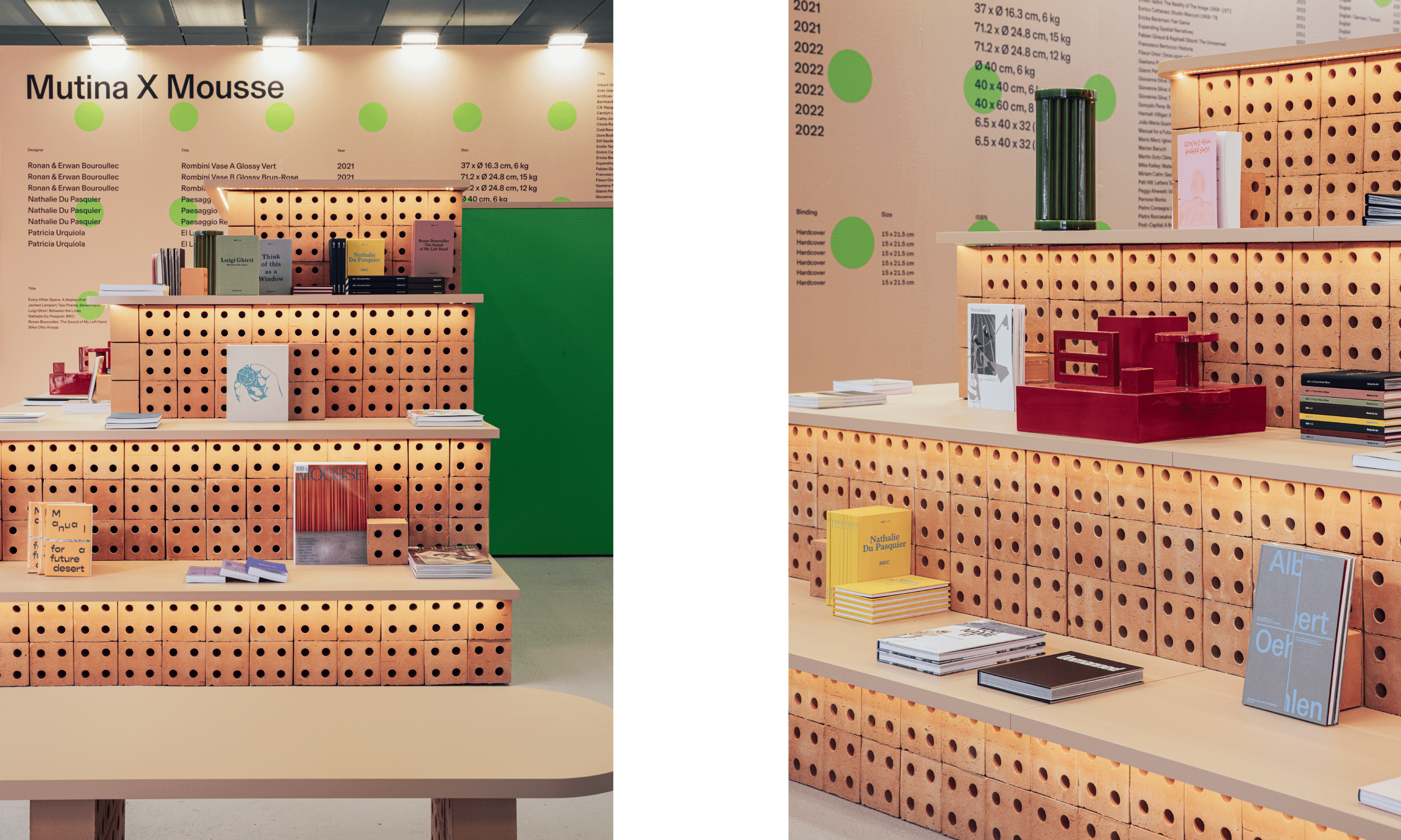 Graphic Design for Mutina X Mousse – Arte Fiera Bologna – 2023 done at Mousse Magazine & Publishing