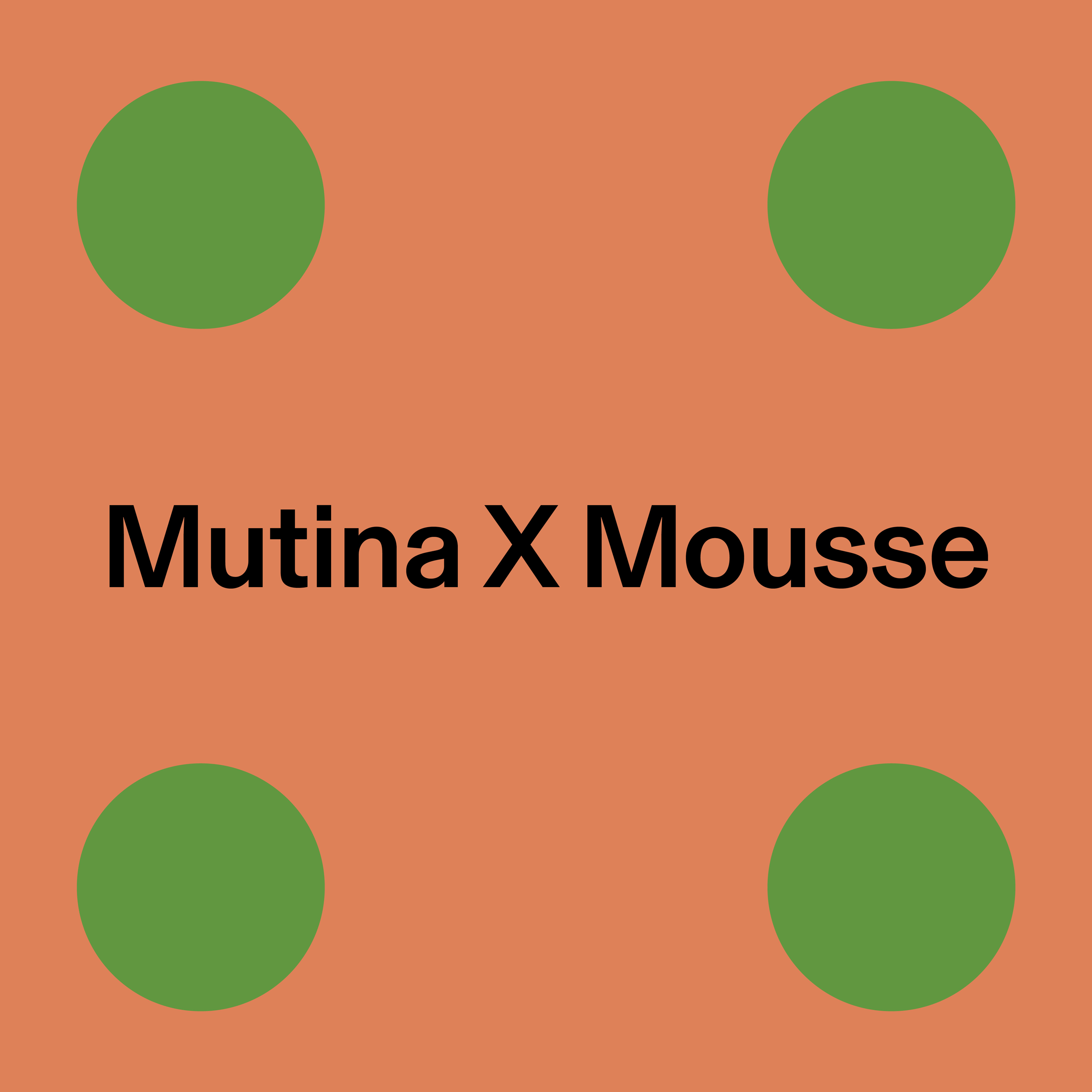 Graphic Design for Mutina X Mousse – Arte Fiera Bologna – 2023 done at Mousse Magazine & Publishing