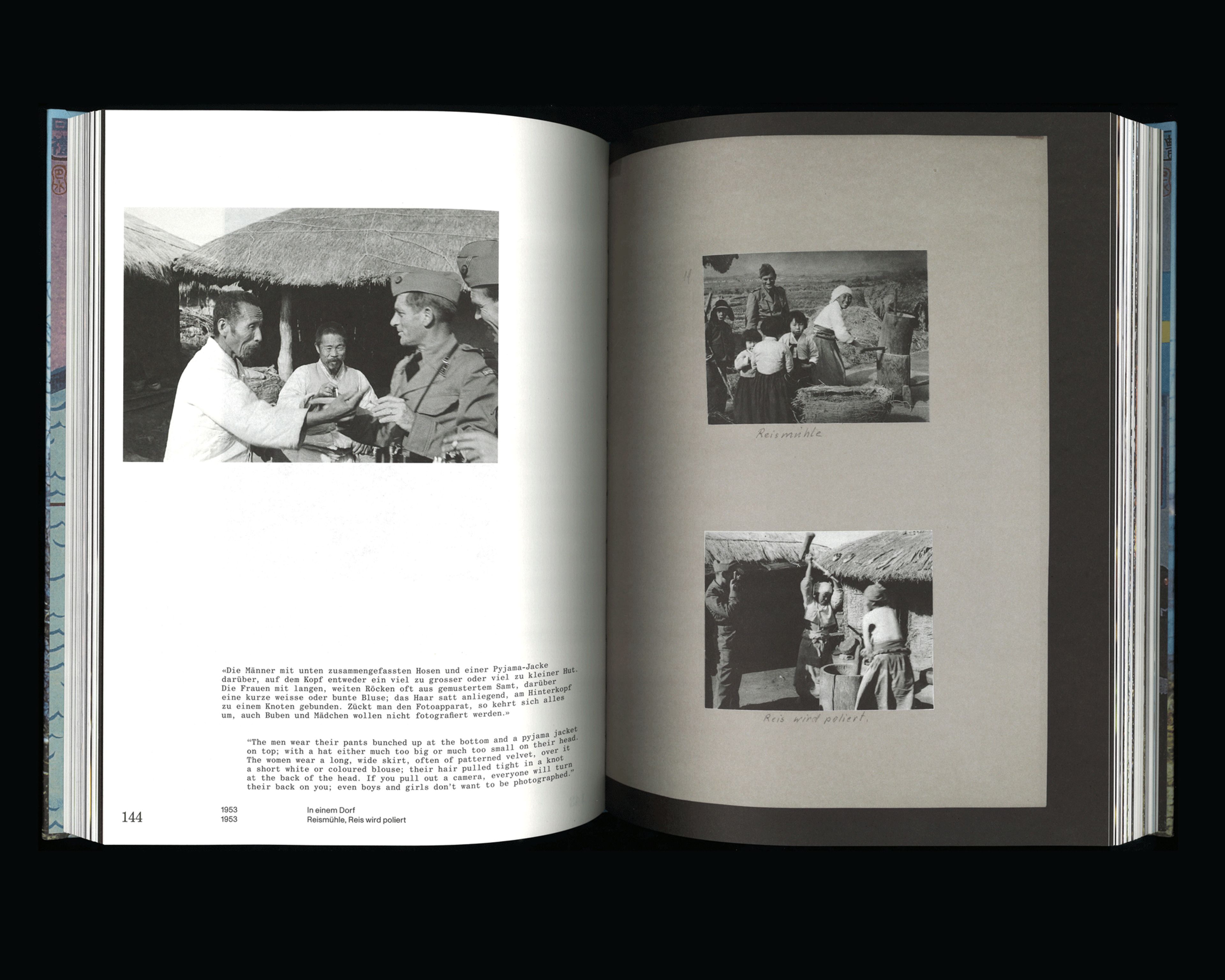 Book Design for Denise Bertschi: State Fiction. The Gaze of the Swiss Neutral Mission in the Korean Demilitarized Zone – 2021 Awarded by Most Beautiful Swiss Books 2021 – done at Nask Studio, Genève