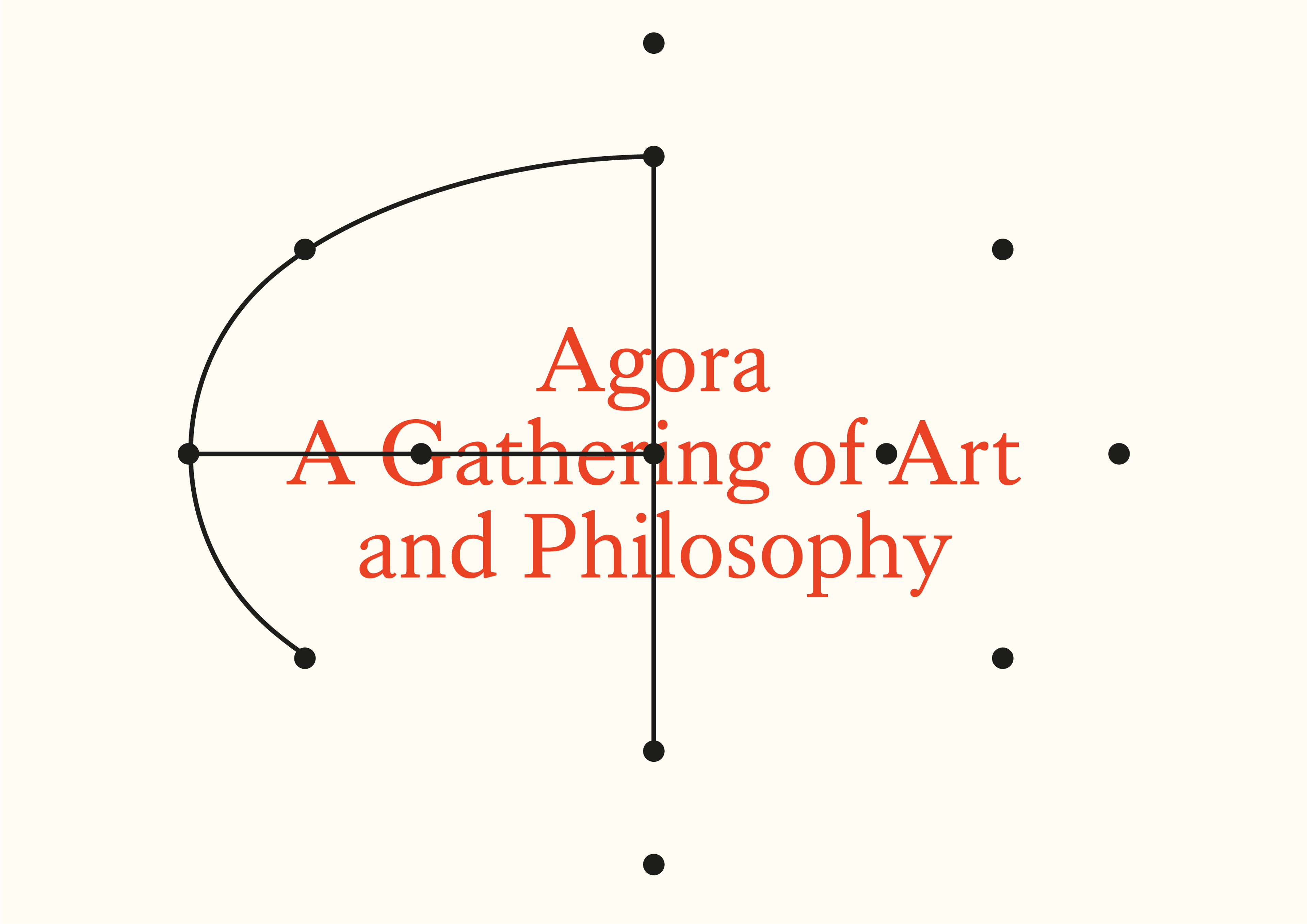 Visual Identity and Web Design for the digital-platform Agora: A Gathering of Art and Philosophy by the Centre d’Art Contemporain Genève – 2025 done at Mousse Magazine & Publishing