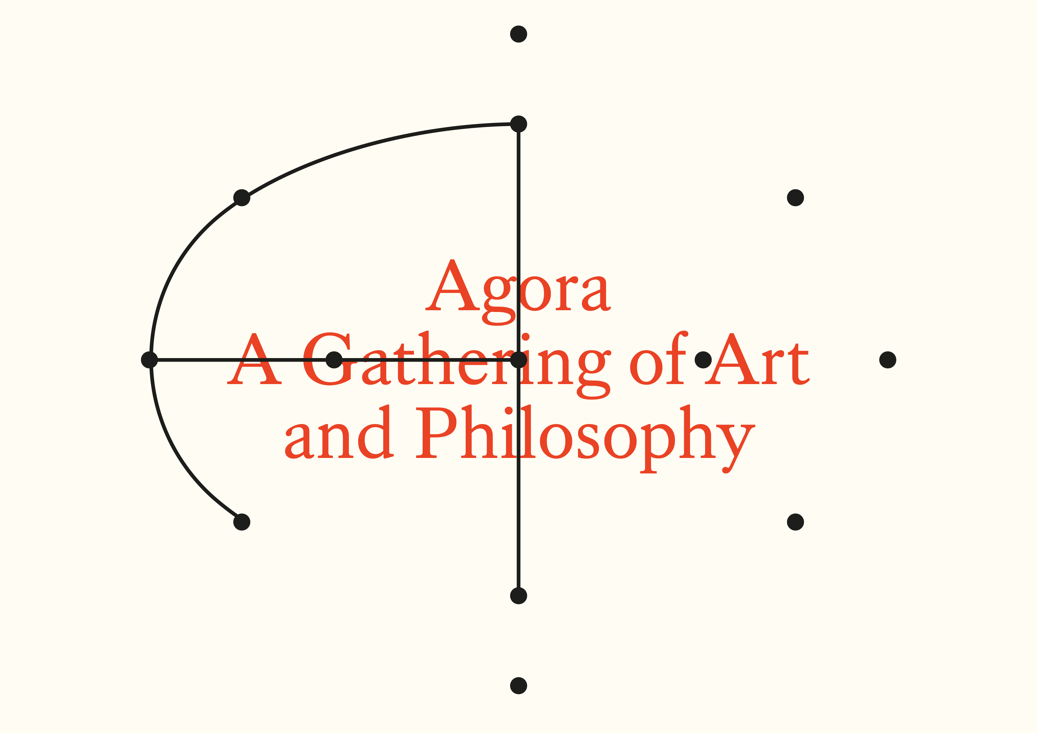 Visual Identity and Web Design for the digital-platform Agora: A Gathering of Art and Philosophy by the Centre d’Art Contemporain Genève – 2025 done at Mousse Magazine & Publishing