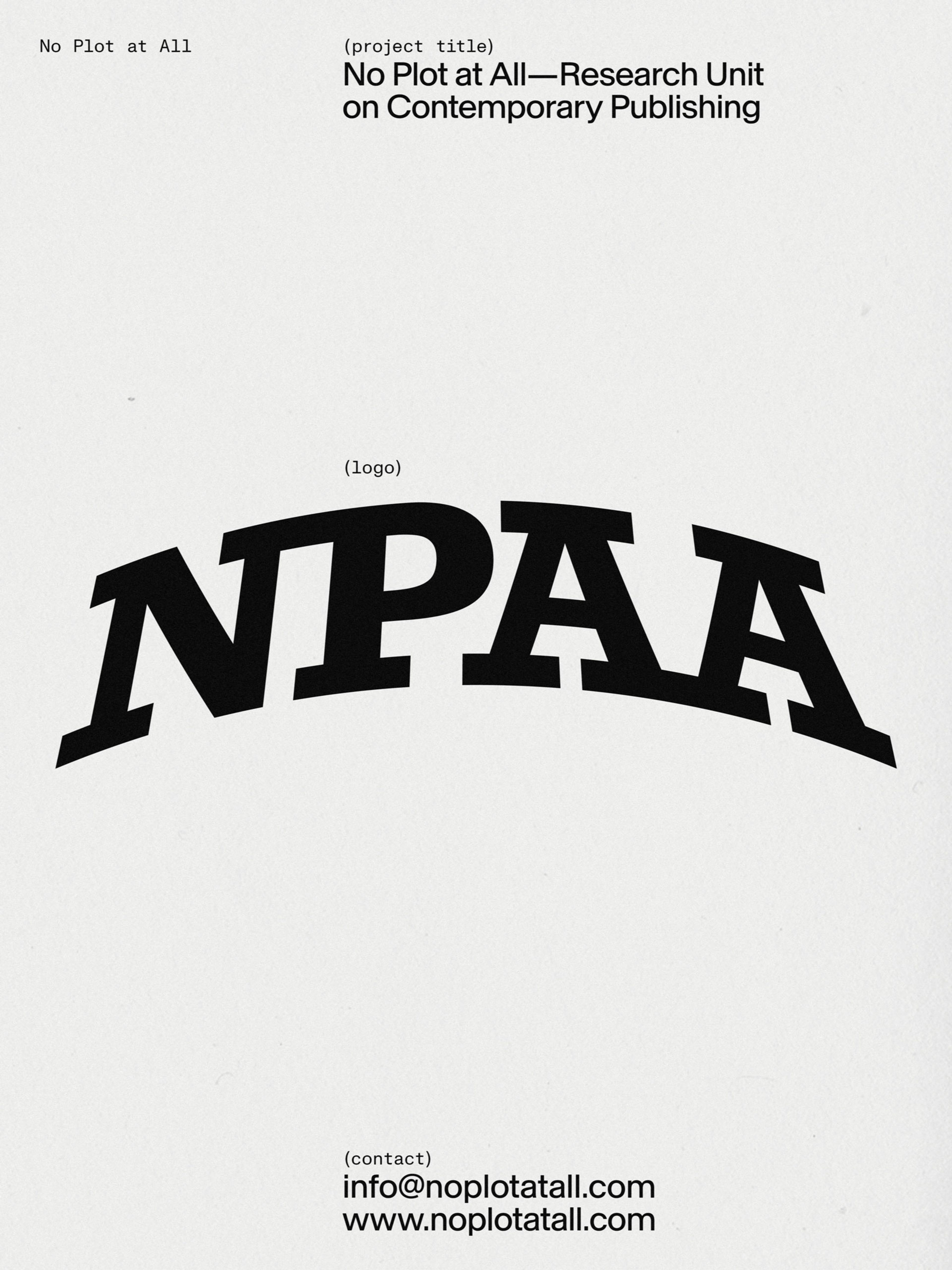 Visual Identity and Website for NPAA – Research Unit on Contemporary Publishing – 2025