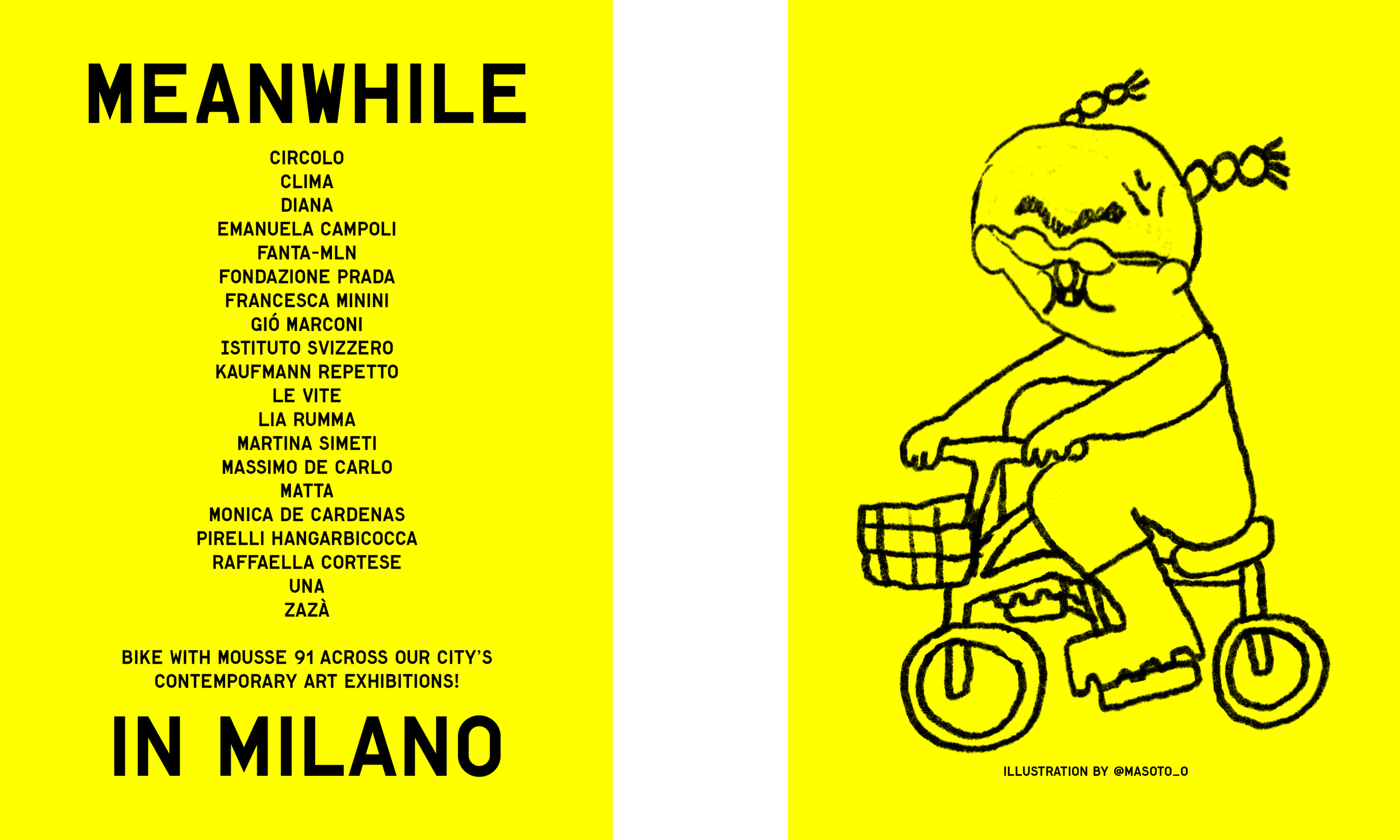 Graphic Design and Art Direction for digital campaign Meanwhile in Milano – 2025 done at Mousse Magazine & Publishing – Ph. Hanna Coppo