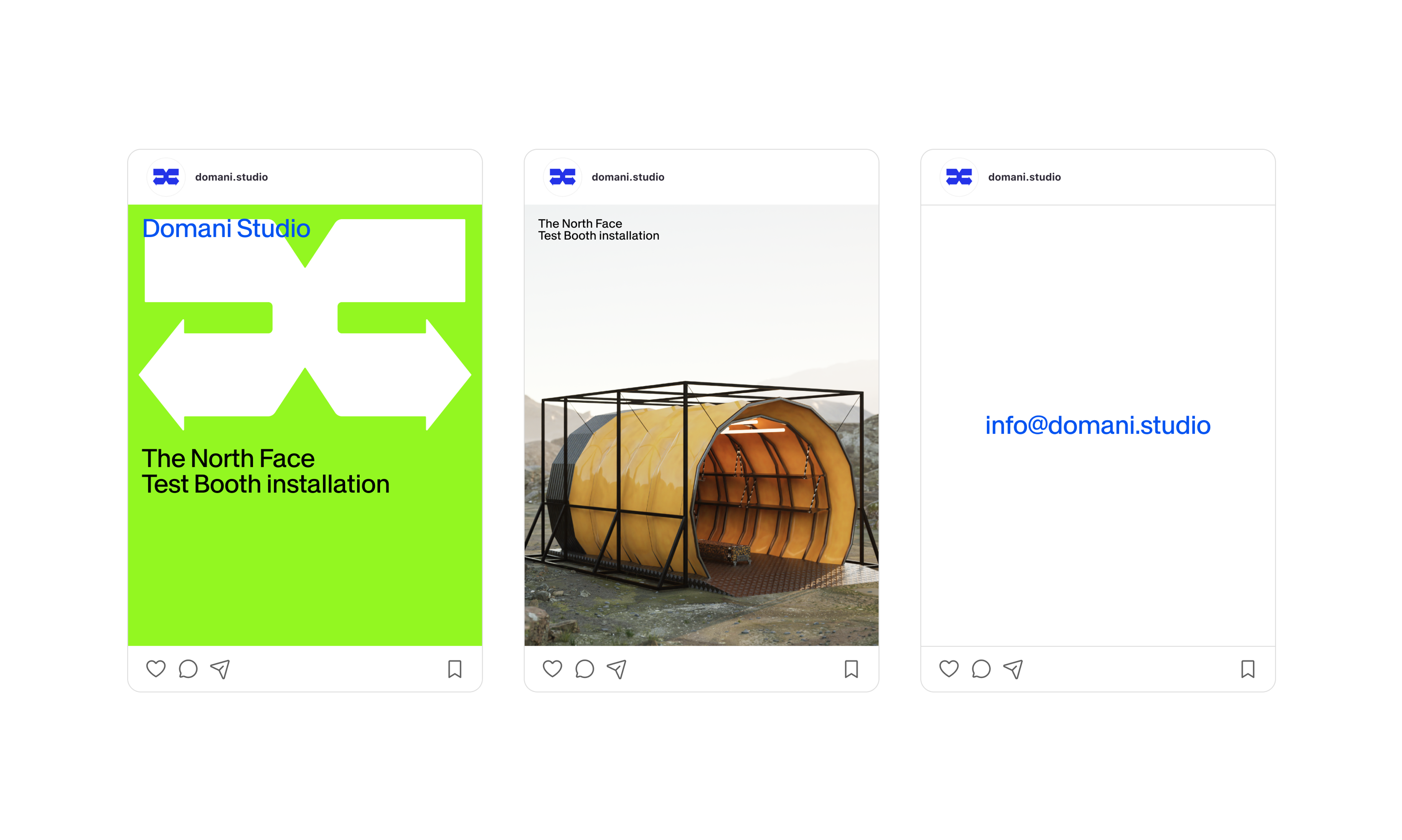 Visual Identity for Domani Studio, a boutique spatial design practice – 2026