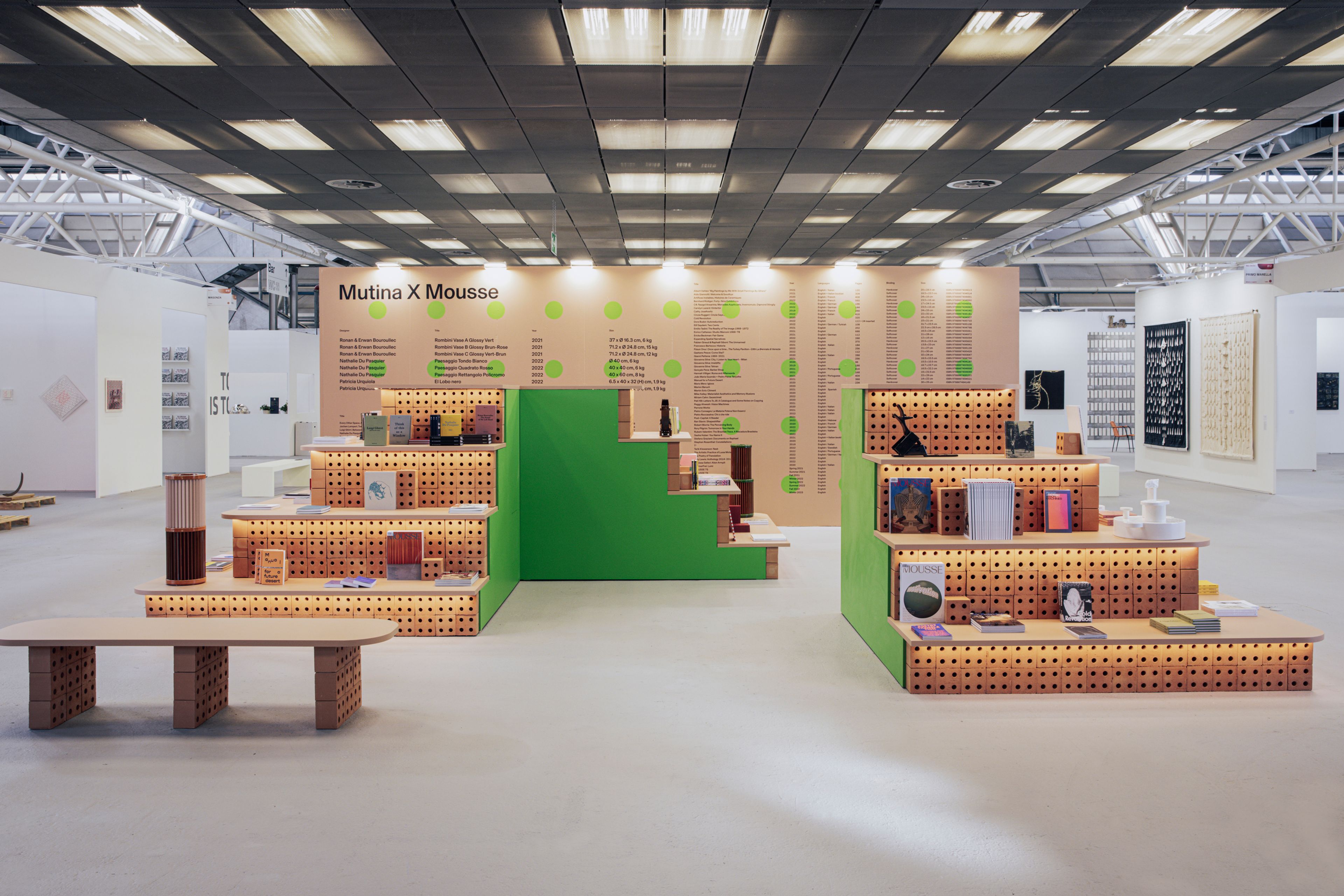 Graphic Design for Mutina X Mousse – Arte Fiera Bologna – 2023 done at Mousse Magazine & Publishing