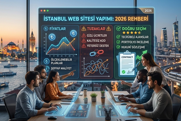 İstanbul'da Web Sitesi Yaptırmak: Fiyatlar, Tuzaklar ve Doğru Seçim (2026)