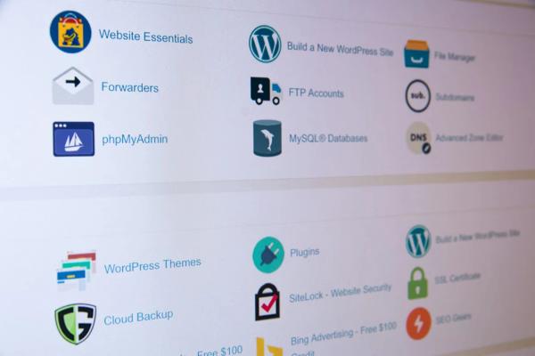 Wordpress dashboard