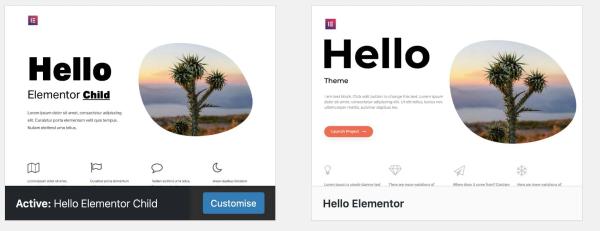 Necesito un child theme