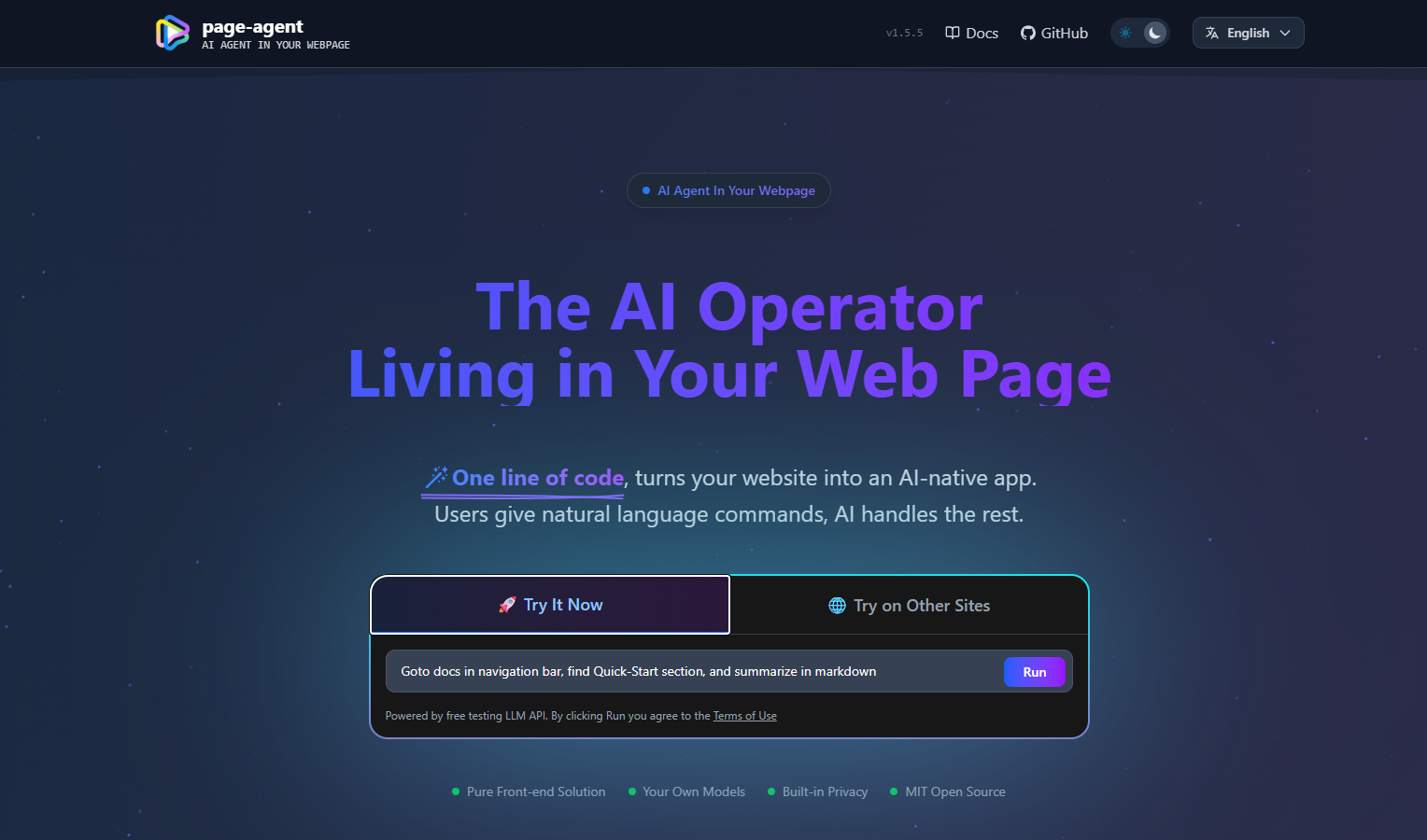 Page Agent la nueva web