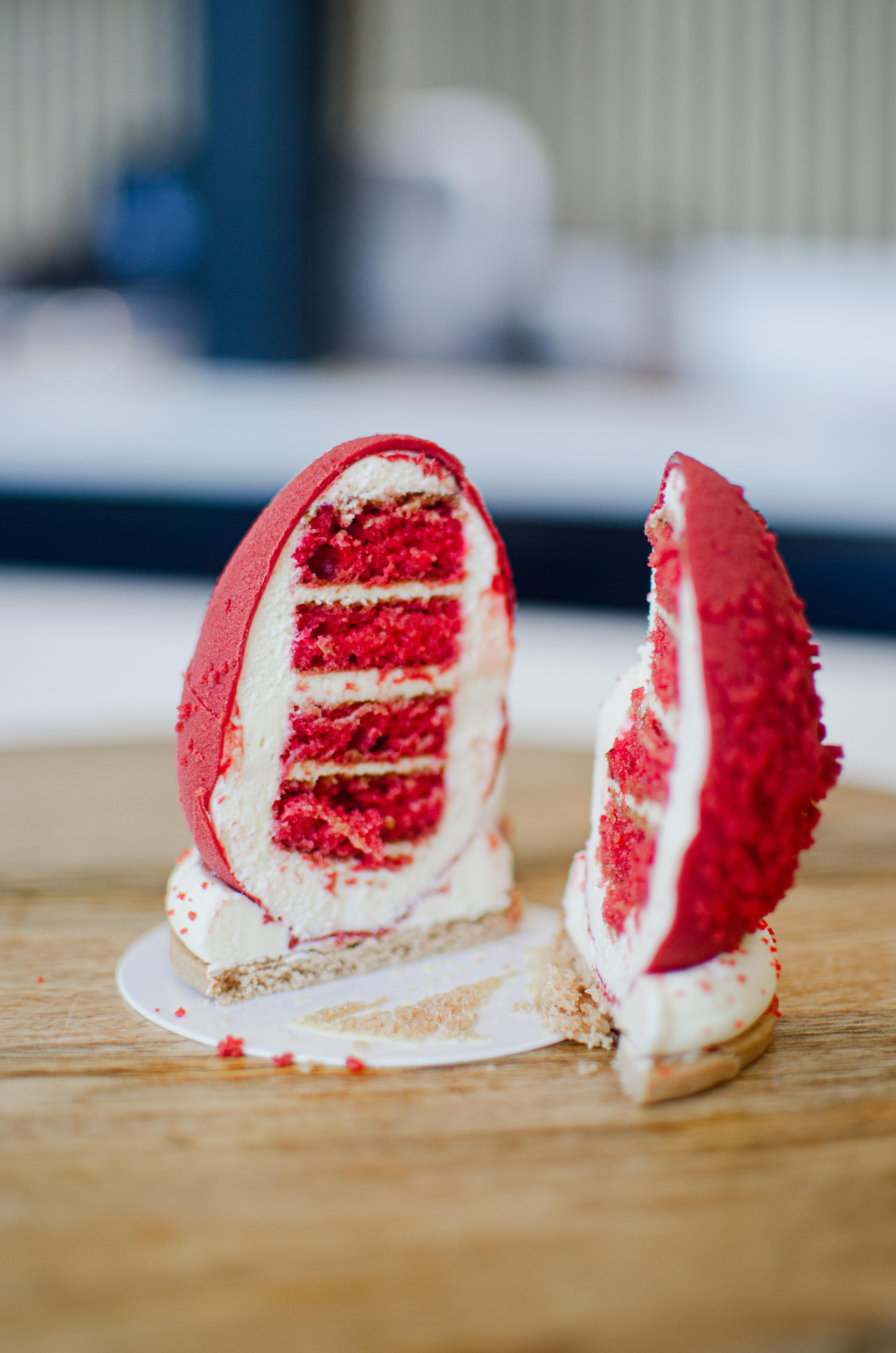 Red Velvet Easter Eggs