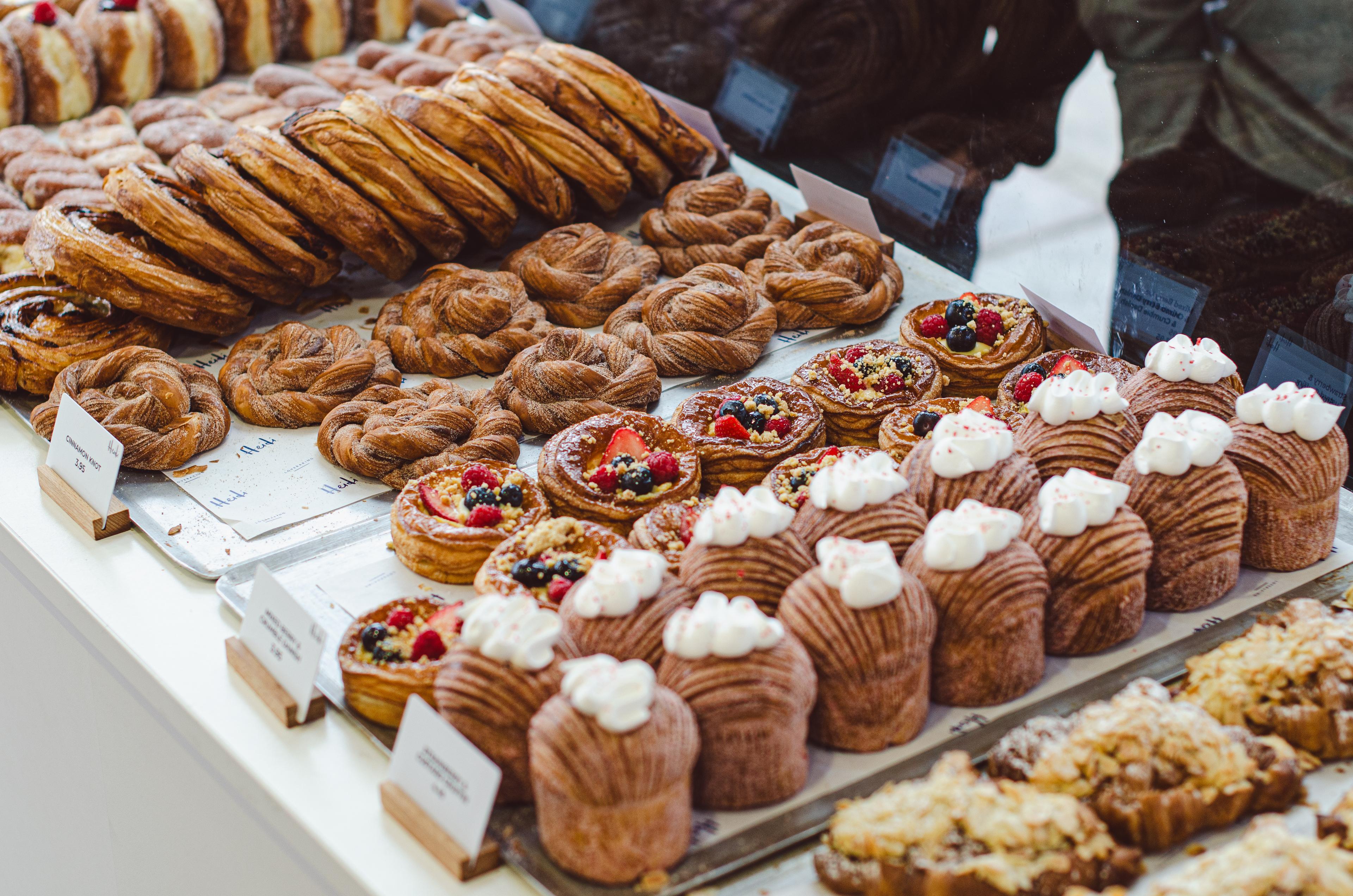 Freshly baked food at Heidi Bakery