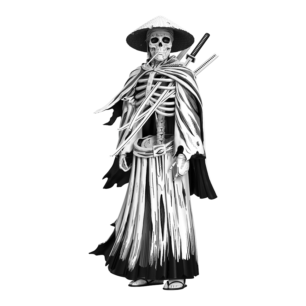 Shadowed Samurai by Rob Bowyer | Mighty Jaxx