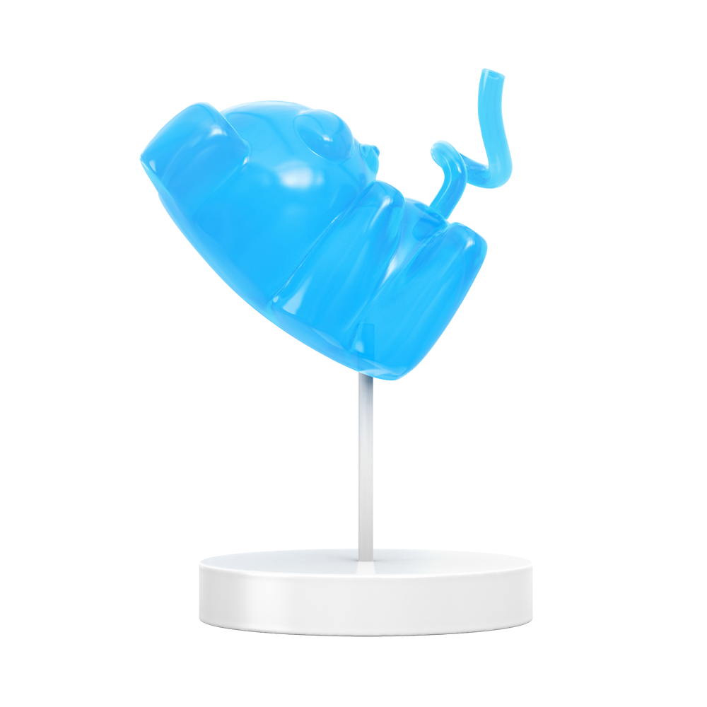 Immaculate Confection: Gummi Fetus (Blue Raspberry Edition) by