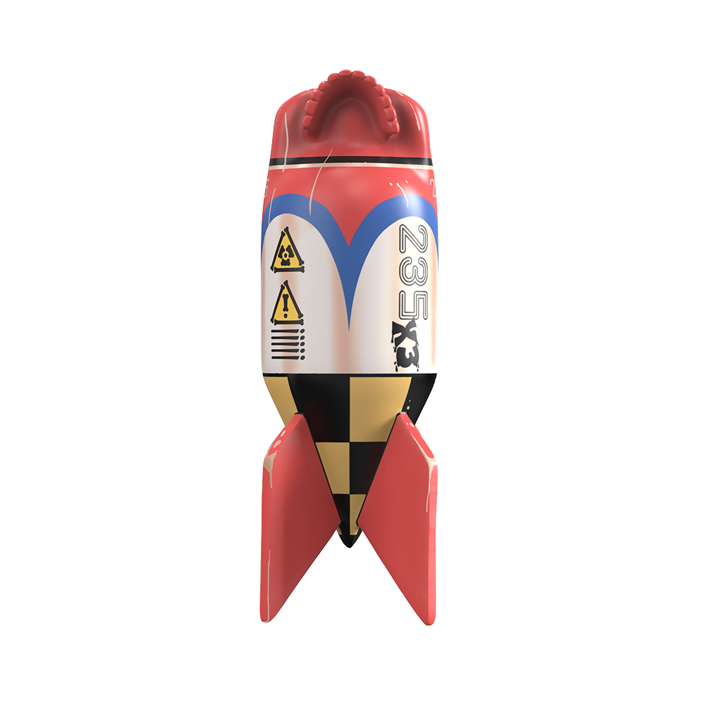Skull bomb (Retro Edition) by Jason Freeny | Mighty Jaxx